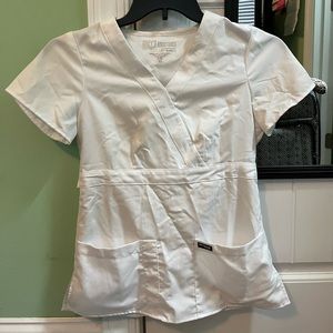 White Grey’s Anatomy Scrub Top